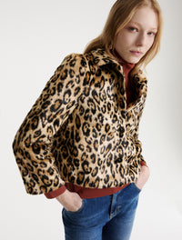 Marella MA13014F-001 veste en jersey Angel léopard