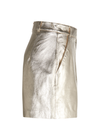 Riani Metallic Nappa Leather Shorts