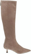 L'Agence Emilie Suede Kitten Heel Boot