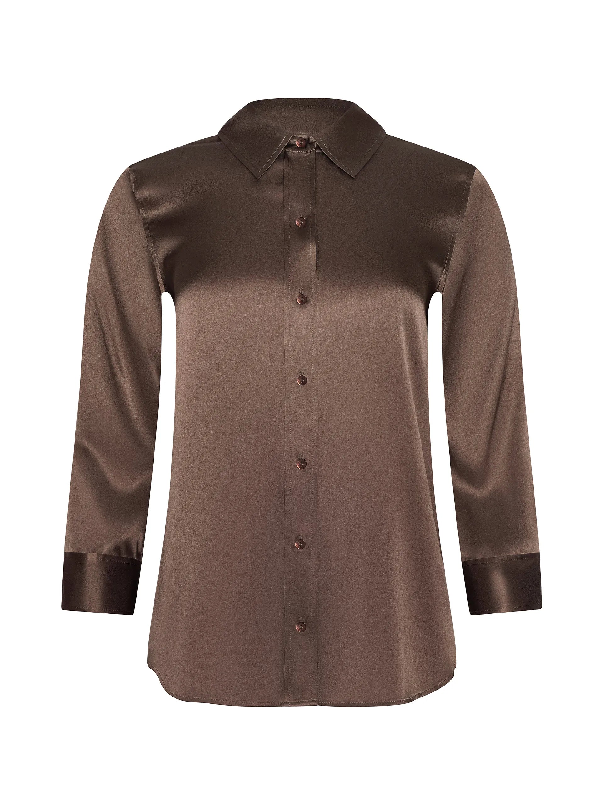 L'Agence Dani Silk Blouse Cardamom