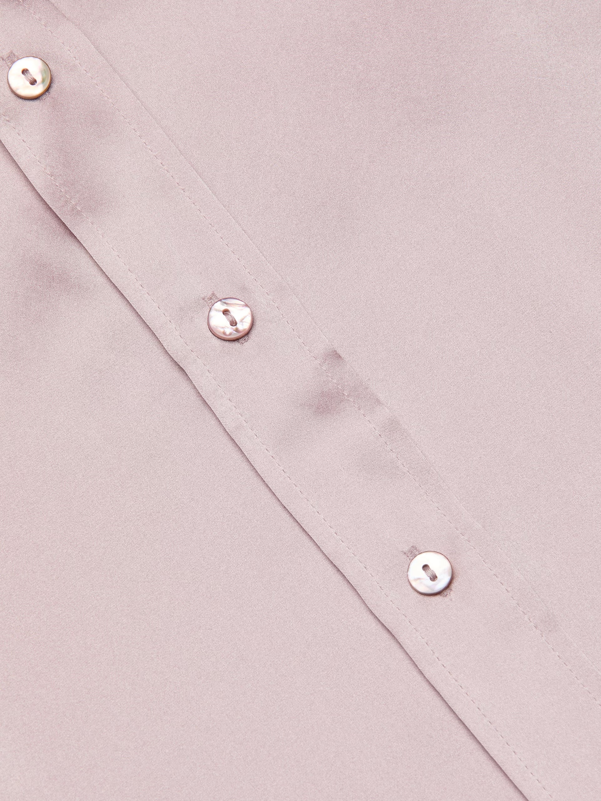 L'Agence Dani Silk Blouse Icy Lilac