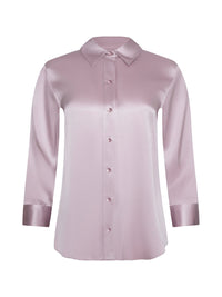 L'Agence Dani Silk Blouse Icy Lilac