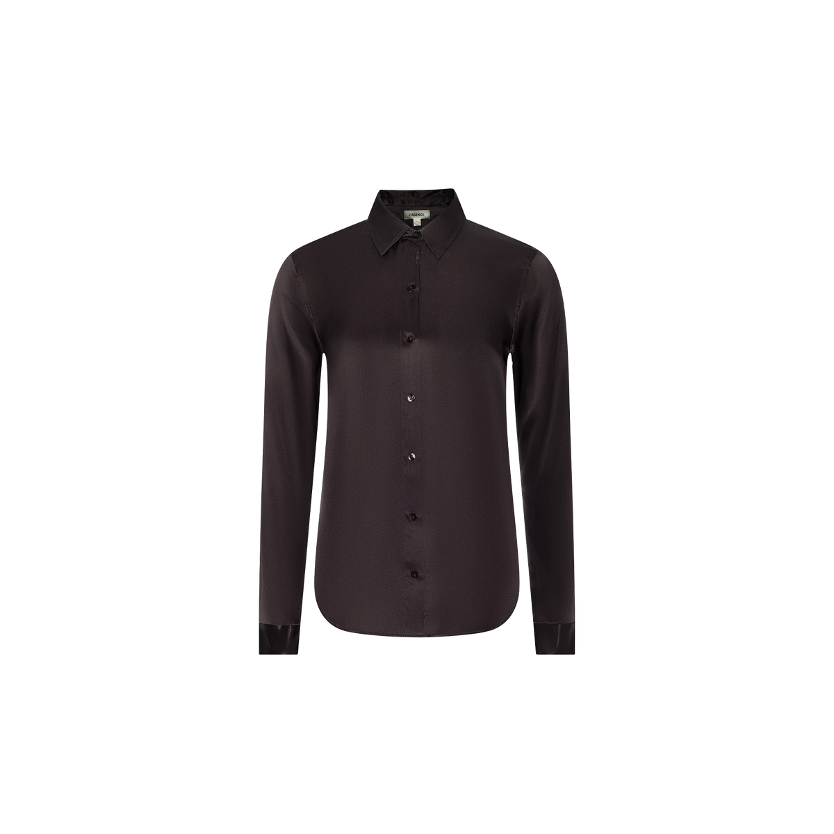 L'Agence 40223CLZ-DKJV Blouse Tyler à manches longues raisin Concord à motif floral multiphoto