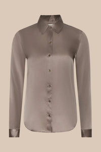 L'Agence Tyler Long-Sleeve Blouse - Light Cardamom
