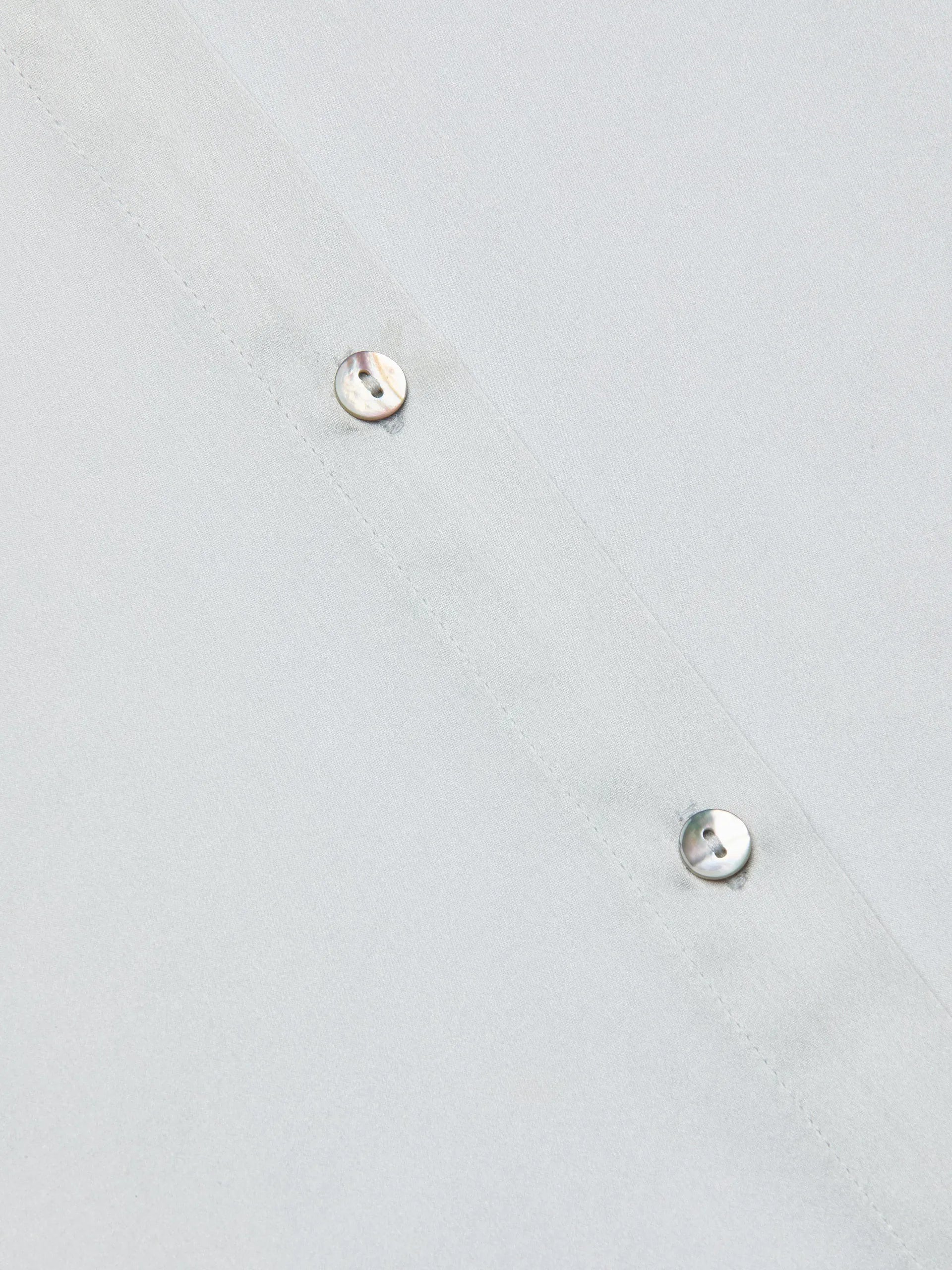 L'Agence Tyler Silk Blouse Pale Mist Blue