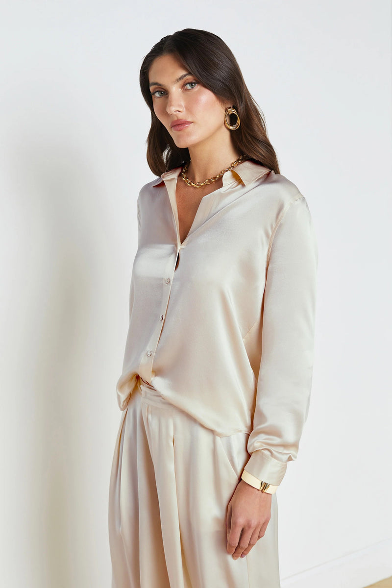 L'Agence Tyler Long Sleeve Blouse