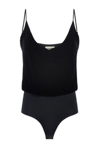 L'Agence Jaxon Velvet Bodysuit