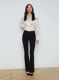 L'Agence Jenica Lace Blouse Ivory