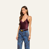 L'Agence Lexi Camisole Deep Sangria