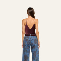L'Agence Lexi Camisole Deep Sangria