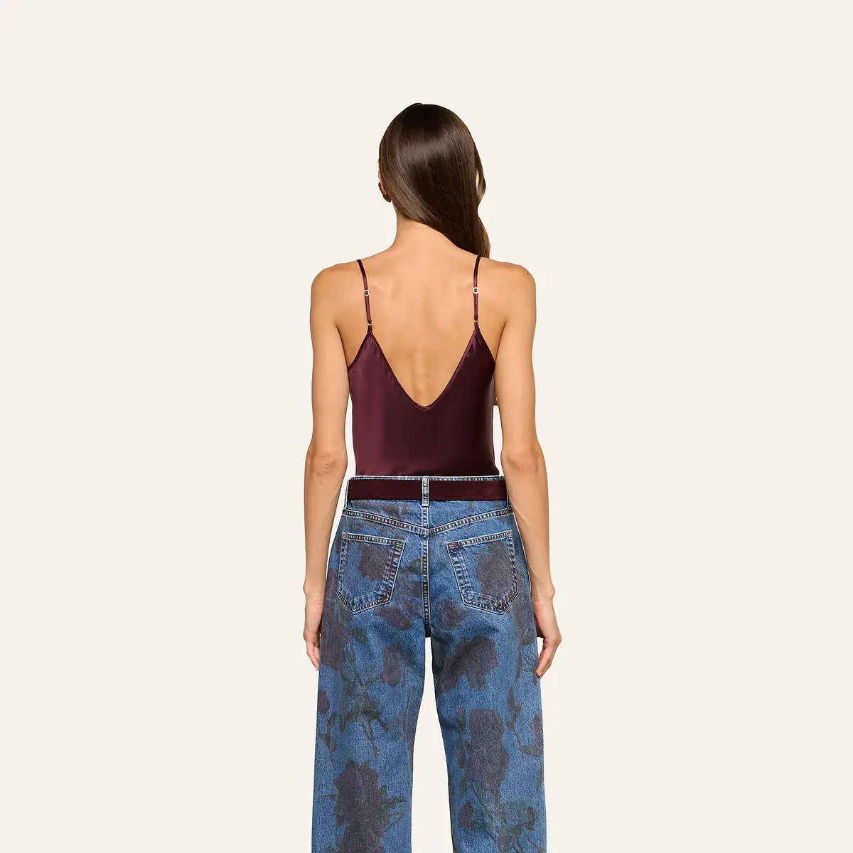 L'Agence Lexi Camisole Deep Sangria