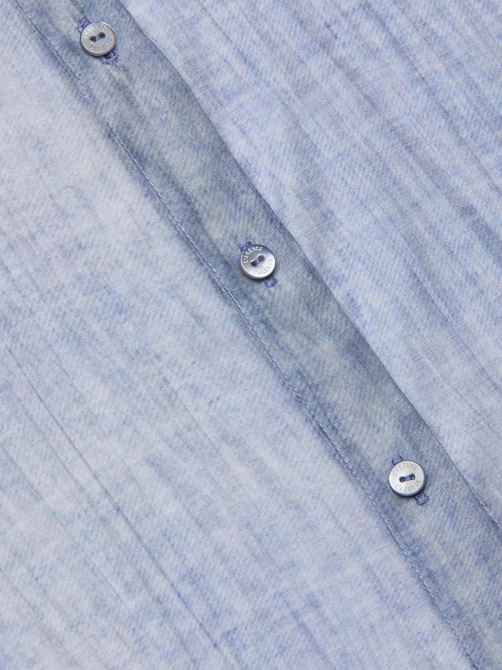 L'Agence Jayleen Blouse Pale Harbor Blue