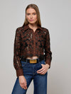 L'Agence Seychelle Cropped Blouse
