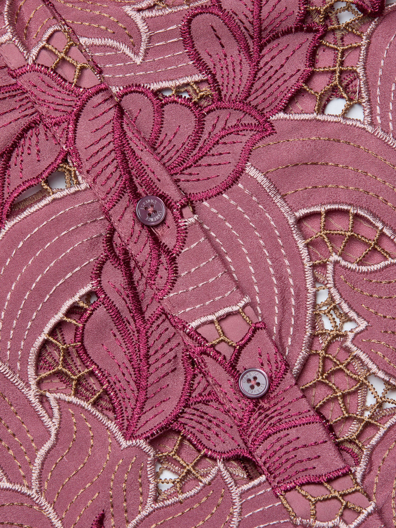 L'Agence Akemi Blouse Courte en Broderie Anglaise