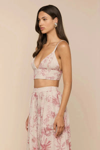 L'Agence Bralette Kaori Tan Multi Jungle Texturée