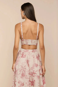 L'Agence Bralette Kaori Tan Multi Jungle Texturée