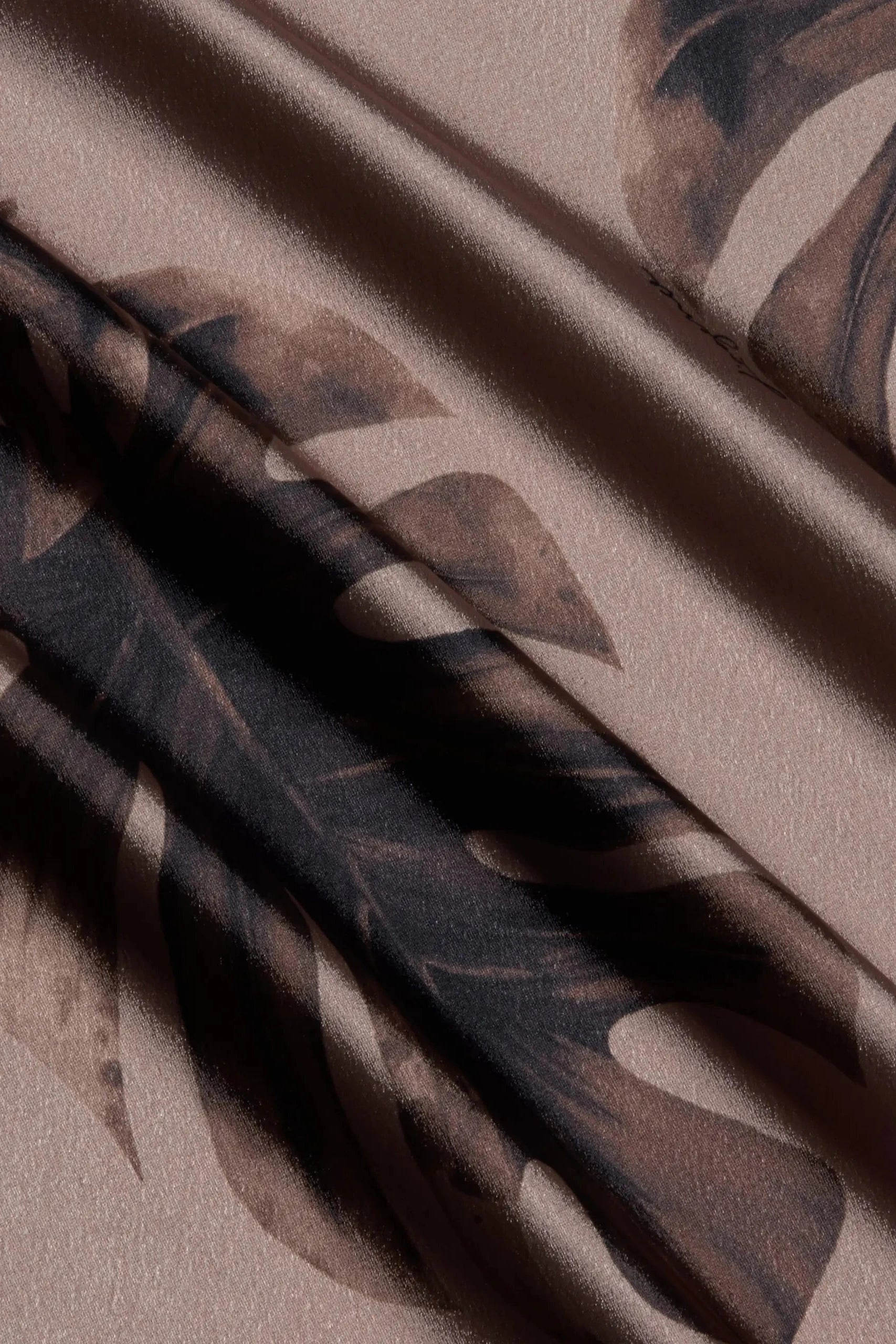 L'Agence Blouse Asami Chaîne Une Épaule Noisette Multi Grande Palme