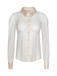 L'Agence Sophie Long-Sleeved Blouse Ecru