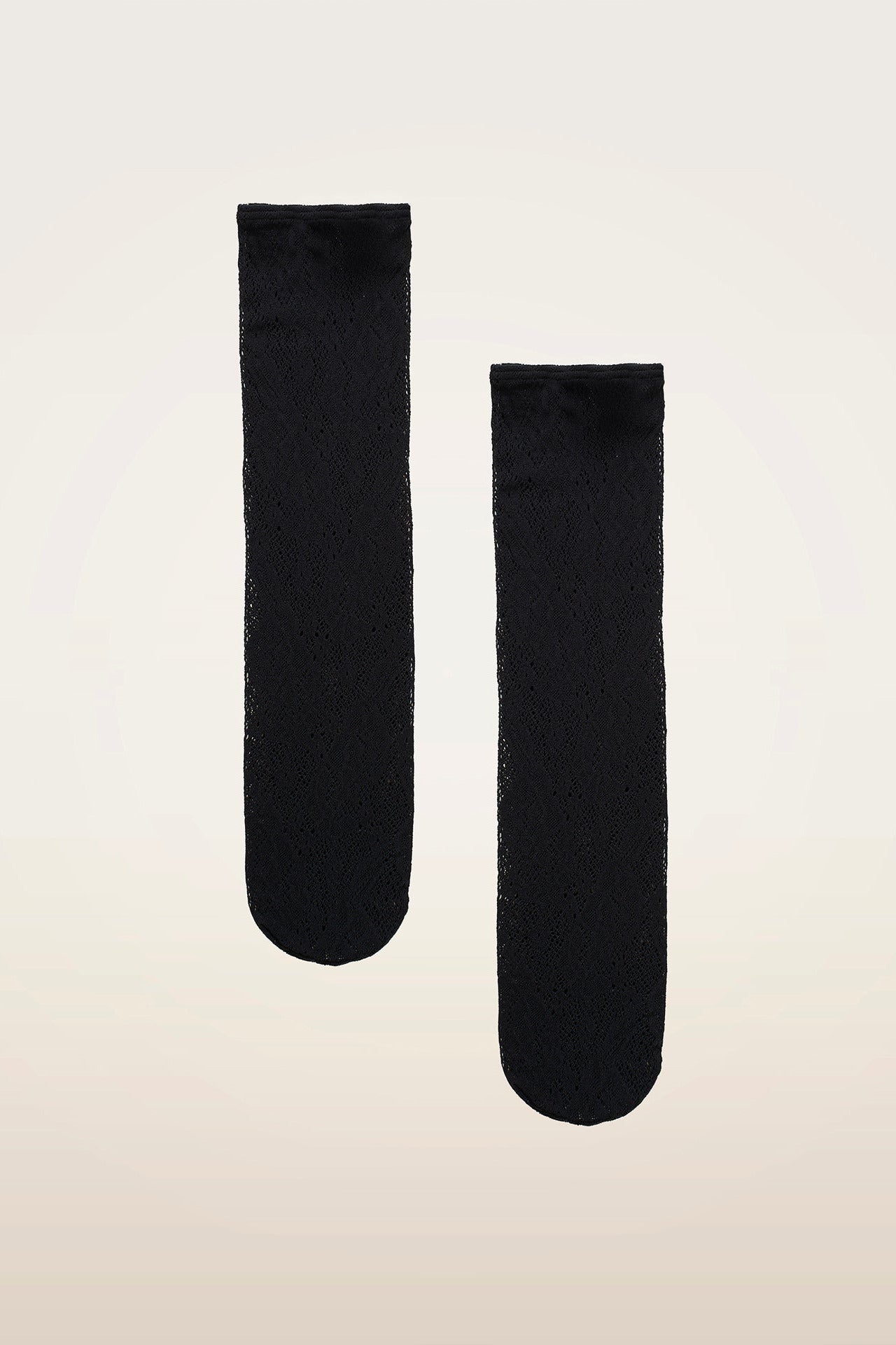 Wolford Infinite Rose Net Socks Black