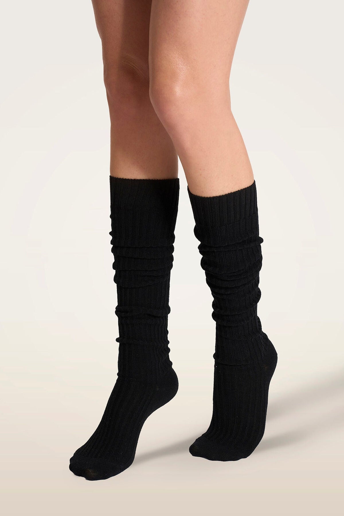 Wolford Wool Rib Socks Black
