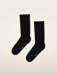 Wolford Backseam Logo Socks White/Black