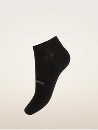Chaussettes de sneakers Wolford 012-41819 à logo noires/blanches