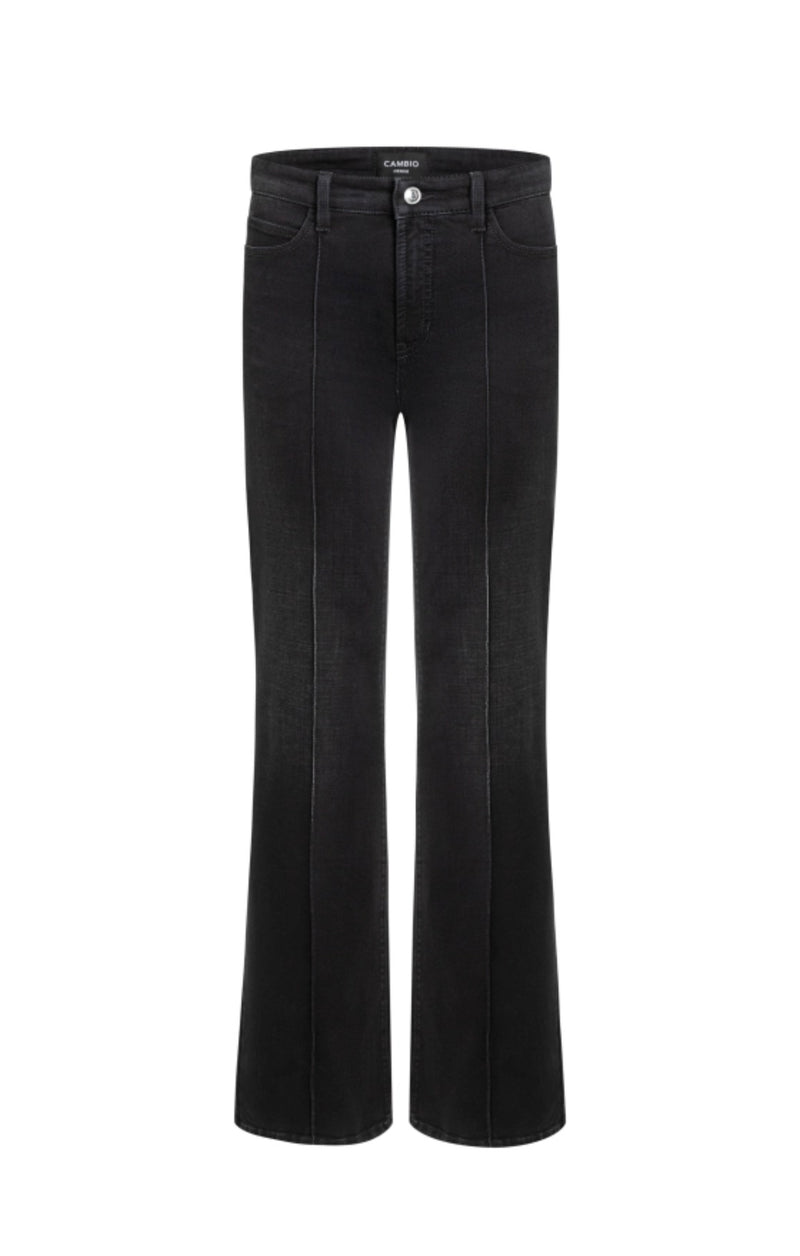 Cambio FEA Jean noir habillé avec jambe bootcut