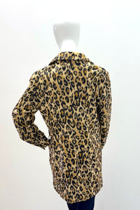 Marella Acacia Jersey Coat-Jacket Leopard