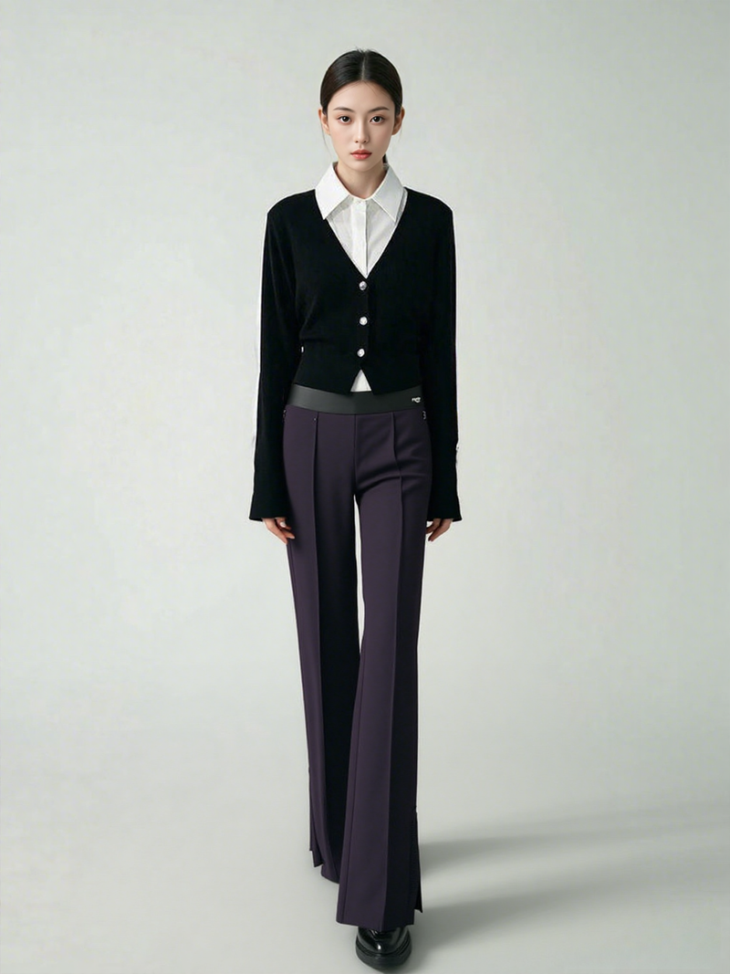 Changement de pantalon Flora