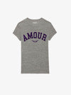 Zadig & Voltaire T-Shirt à col rond "Amour"
