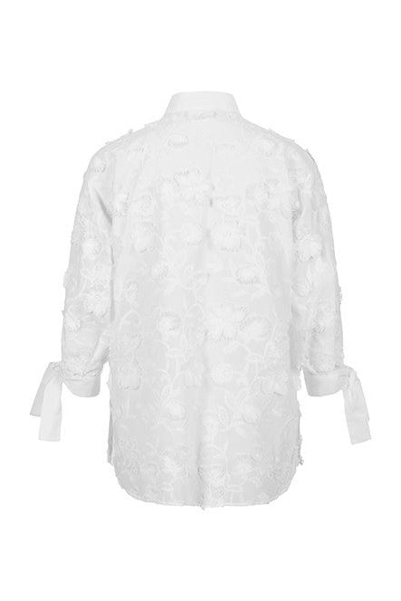 Riani Blouse With 3D Flowers Decoration