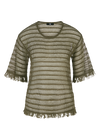 Riani Tassled Striped Shirt