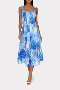 Milly Nia Printed Poplin Dress
