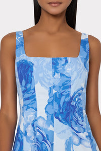 Milly Nia Printed Poplin Dress