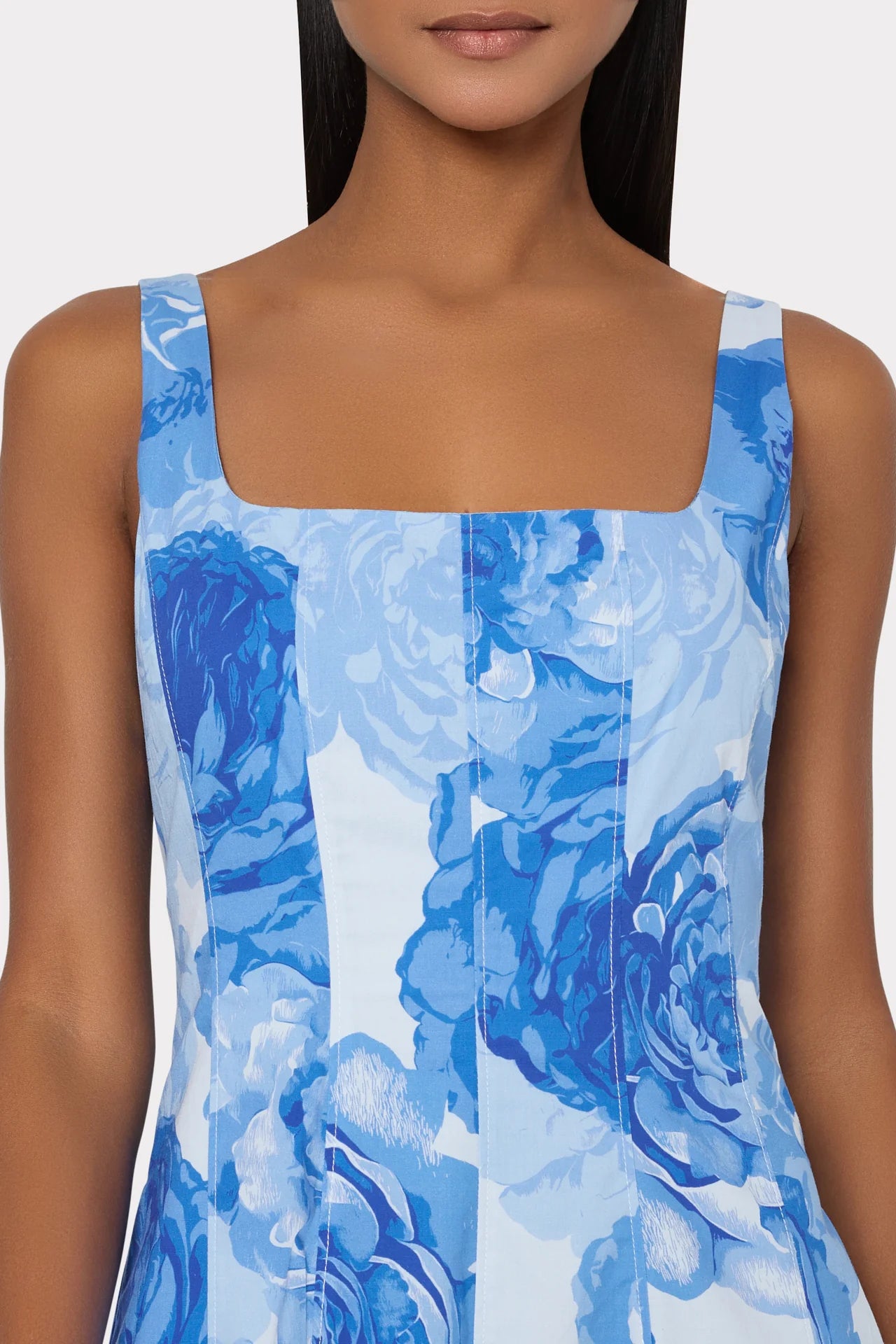 Milly Nia Printed Poplin Dress