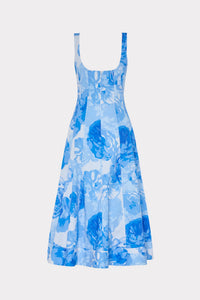 Milly Nia Printed Poplin Dress