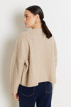 Not Shy V-Neck Soft Wool Sweater Santana