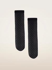 Wolford Shimmer Dots Socks Black/silver
