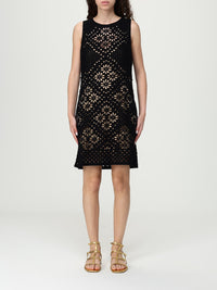 Robe courte en crochet à fleurs Twinset