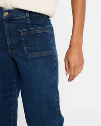 Frame Le Slim Palazzo Bardot Pocket Jeans