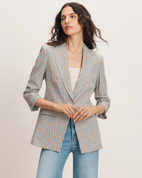 Veronica Beard Clayton Dickey Jacket Gingham