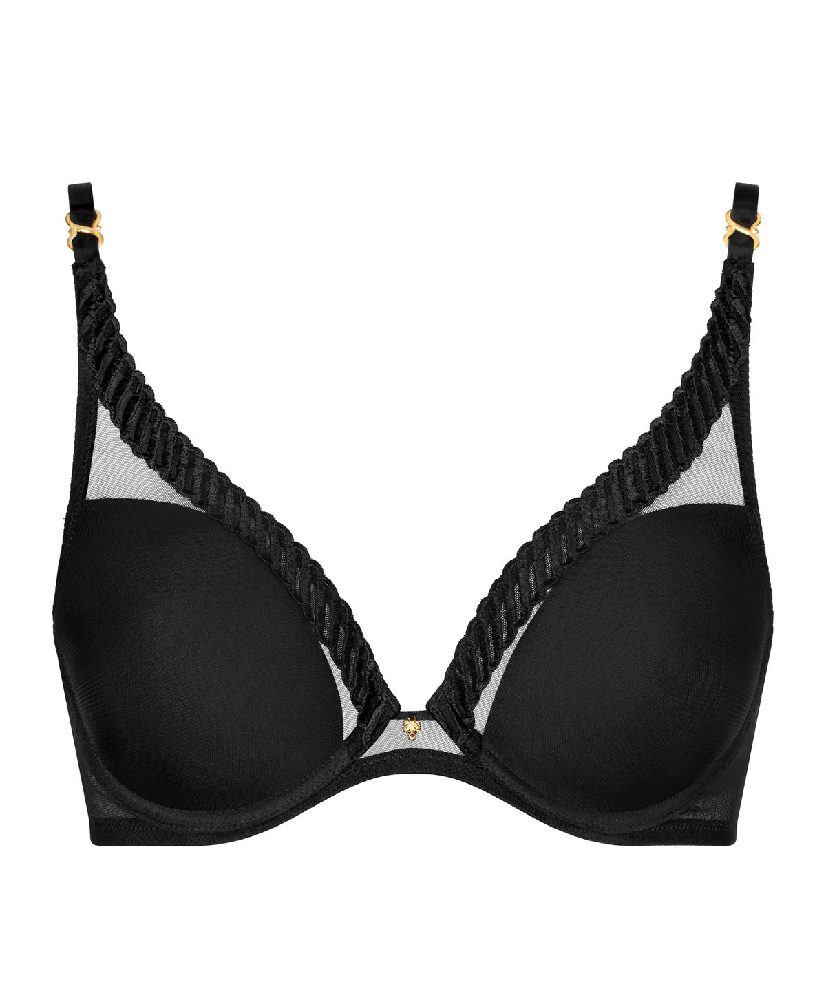 Aubade Underwired Triangle Bra Black