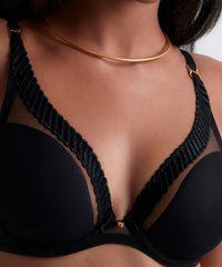Aubade Underwired Triangle Bra Black