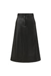 Veronica Beard Louise Vegan Leather Skirt