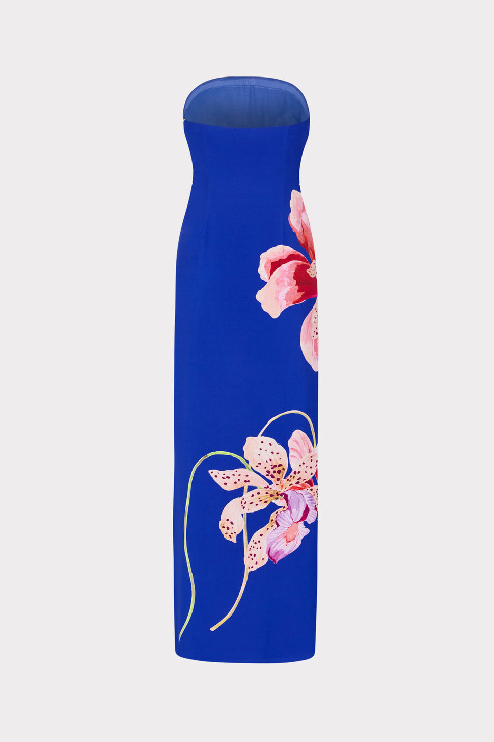 Milly Vera Satin Floral Maxi