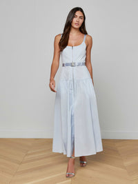 L'Agence Rima Dress Pale Mist Blue