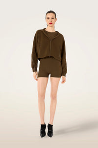 Wolford 001-53443-6615 Gilet de survêtement Olive Dust