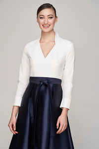La Petite Robe de Chloe Phoebe Gown White/Dark Twilight