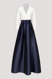 La Petite Robe de Chloe Phoebe Gown White/Dark Twilight