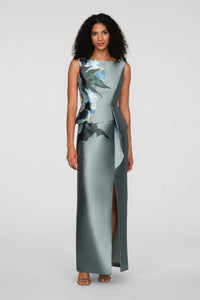 La Petite Robe de Chloe Luciana Column Gown Iceberg